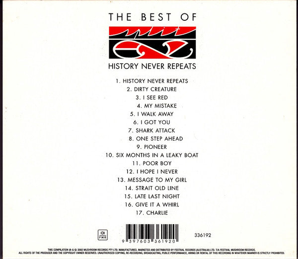 Split Enz : The Best Of Split Enz - History Never Repeats (30th Anniversary Edition) (CD, Comp)