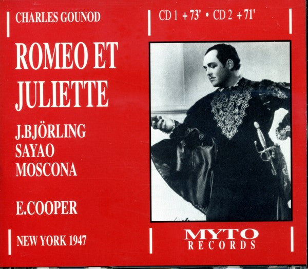 Charles Gounod - Jussi Björling, Bidú Sayão, Nicola Moscona, Emil Cooper : Romeo Et Juliette (2xCD, Album, RE, RM)