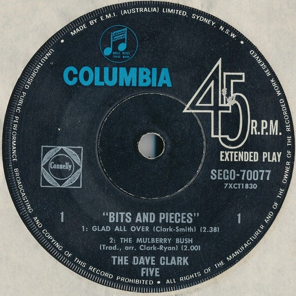 The Dave Clark Five : Bits And Pieces (7", EP)
