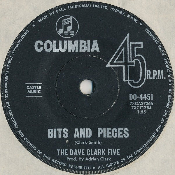 The Dave Clark Five : Bits And Pieces (7", Single)