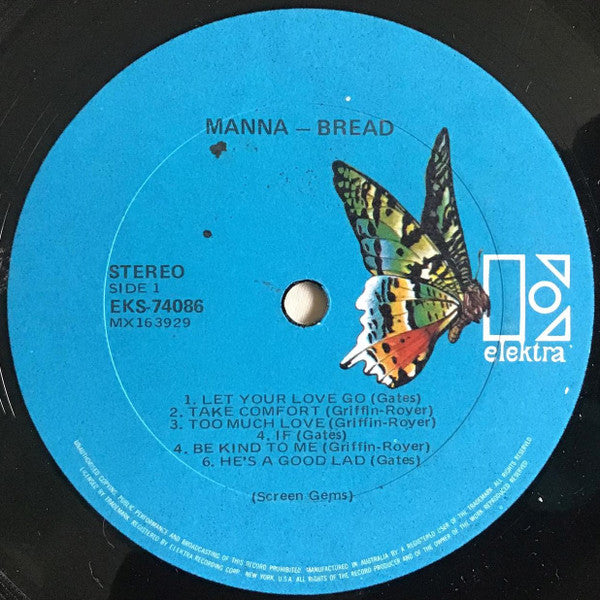 Bread : Manna (LP, Album, Sem)