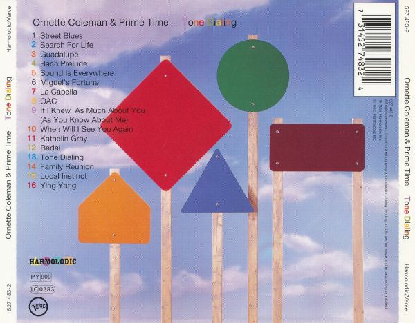 Ornette Coleman & Prime Time (5) : Tone Dialing (CD, Album)