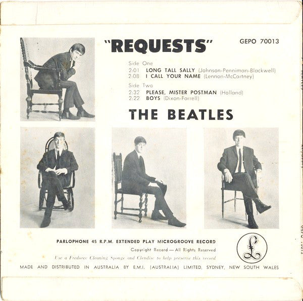 The Beatles : Requests (7", EP)