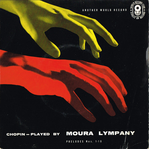 Chopin* - Played By Moura Lympany* : Preludes Nos. 1-10 (7", EP, Mono, Club)