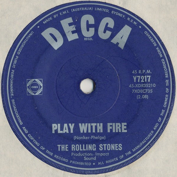 The Rolling Stones : The Last Time (7", Single)