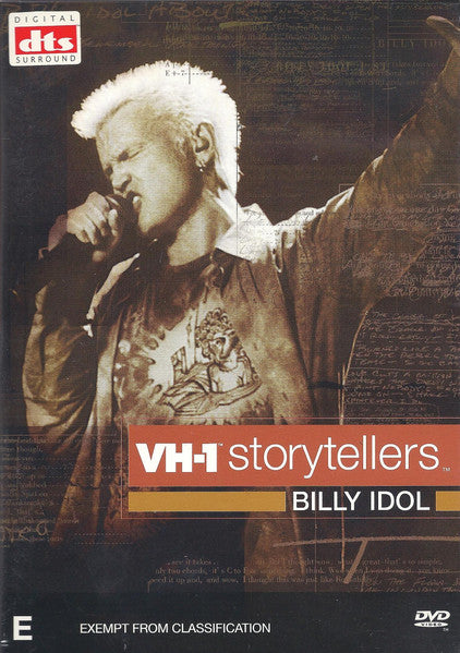 Billy Idol : VH1 Storytellers (DVD-V, Album, PAL)