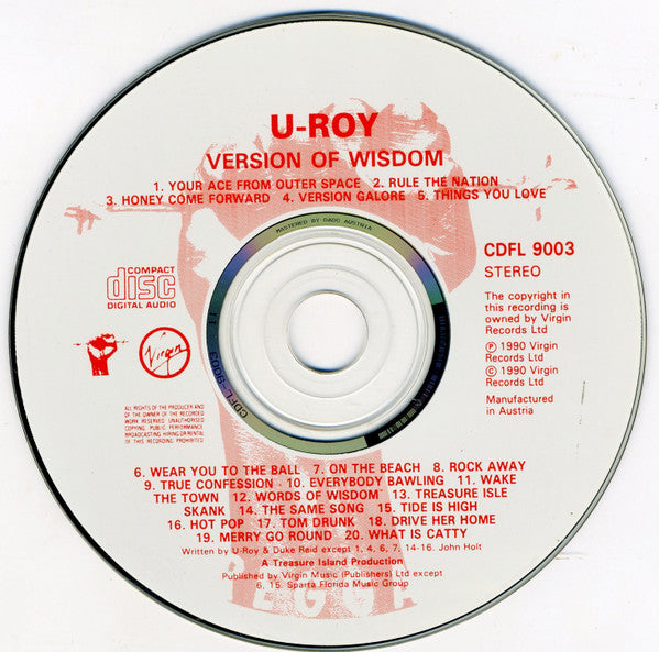 U-Roy : Version Of Wisdom (CD, Comp, RM)