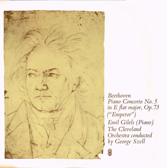 Beethoven*  /  Emil Gilels (Piano) / The Cleveland Orchestra Conducted By George Szell : Piano Concerto No. 5 In E Flat Major, Op. 73 ("Emperor") (LP, Album, Club)