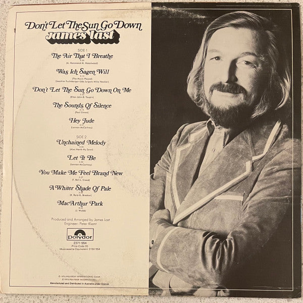 James Last : Don't Let The Sun Go Down (LP)