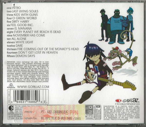 Gorillaz : Demon Days (CD, Album, Copy Prot.)
