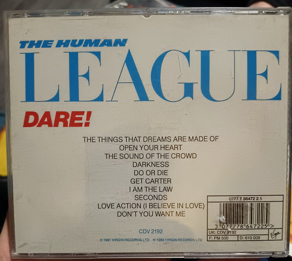 The Human League : Dare! (CD, Album, RE)