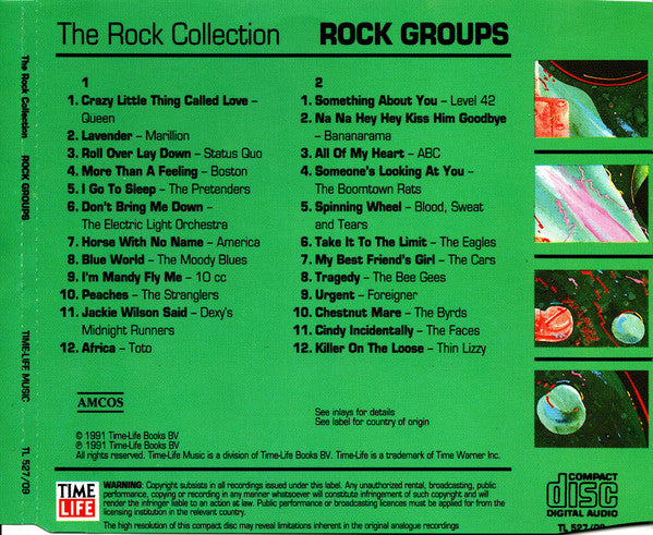 Various : The Rock Collection: Rock Groups (2xCD, Comp)