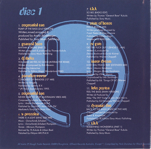 Various : Rough Mix Volume One (2xCD, Comp)