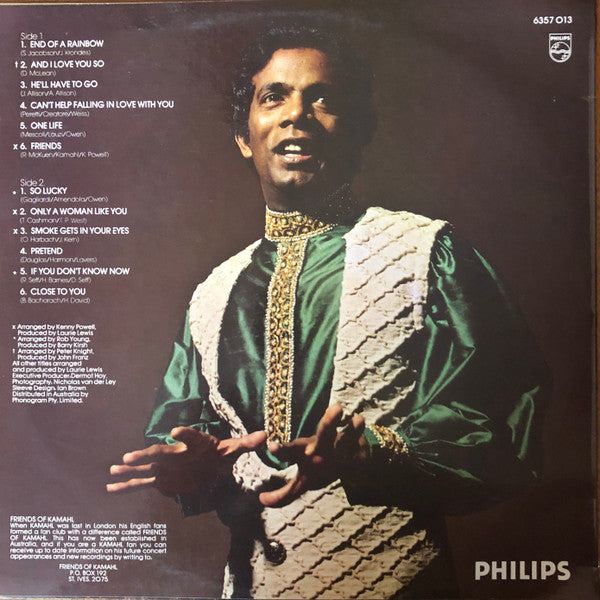 Kamahl : Friends (LP, Album, Mat)