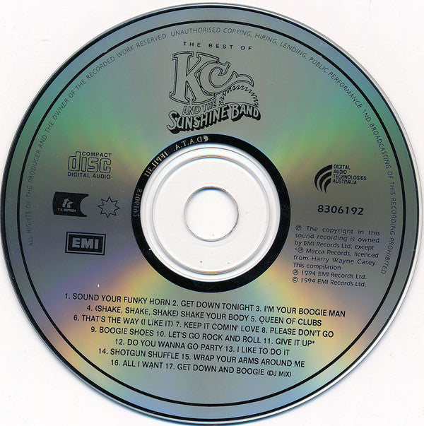 KC And The Sunshine Band* : The Best Of KC And The Sunshine Band (CD, Comp)