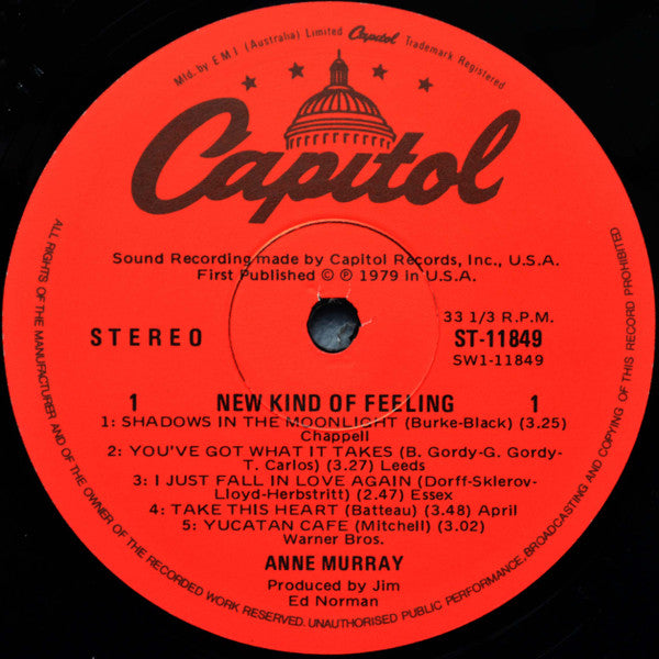 Anne Murray : New Kind Of Feeling (LP, Album)