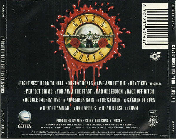 Guns N' Roses : Use Your Illusion I (CD, Album)