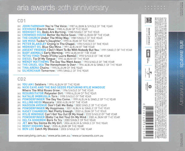 Various : ARIA Awards - 20th Anniversary (2xCD, Comp)