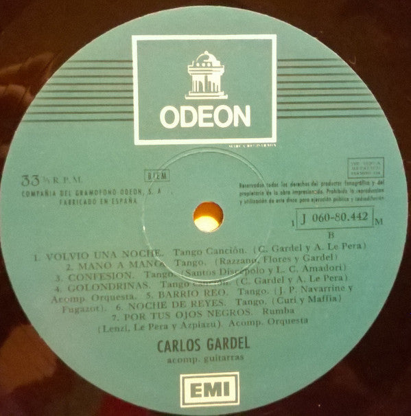 Carlos Gardel : Carlos Gardel (LP, Comp, Mono, RE)