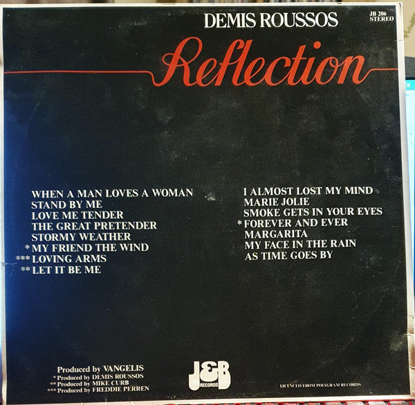 Demis Roussos : Reflection (LP, Album)
