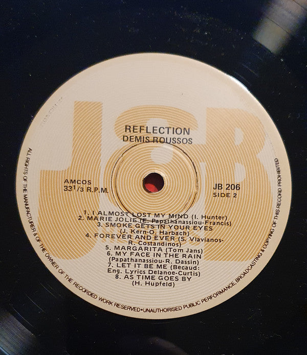 Demis Roussos : Reflection (LP, Album)