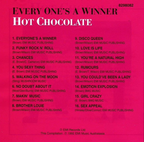 Hot Chocolate : Every One's A Winner (CD, Comp)