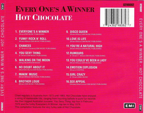 Hot Chocolate : Every One's A Winner (CD, Comp)