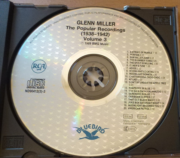 Glenn Miller : The Popular Recordings (1938-1942) (3xCD, Comp, RM)