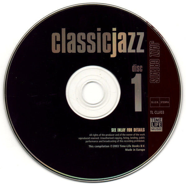 Various : Classic Jazz: Jazz Greats (2xCD, Comp, RE)