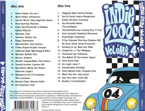 Various : Indie 2000 Volume 4 (2xCD, Comp)