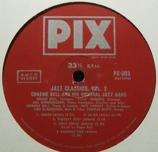 Graeme Bell And His Original Jazz Band* : Jazz Classics Vol. 2 (10", Mono)