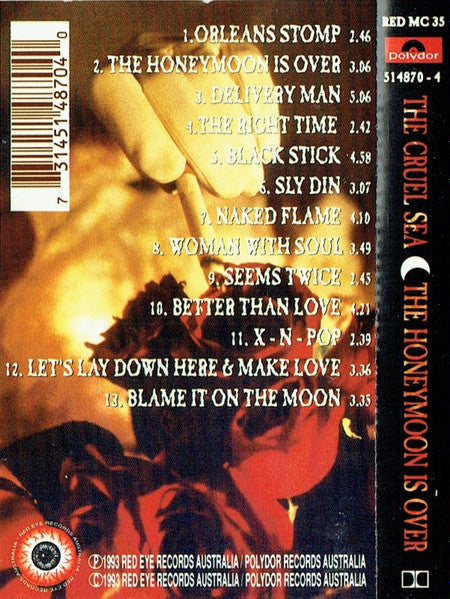 The Cruel Sea : The Honeymoon Is Over (Cass, Album)