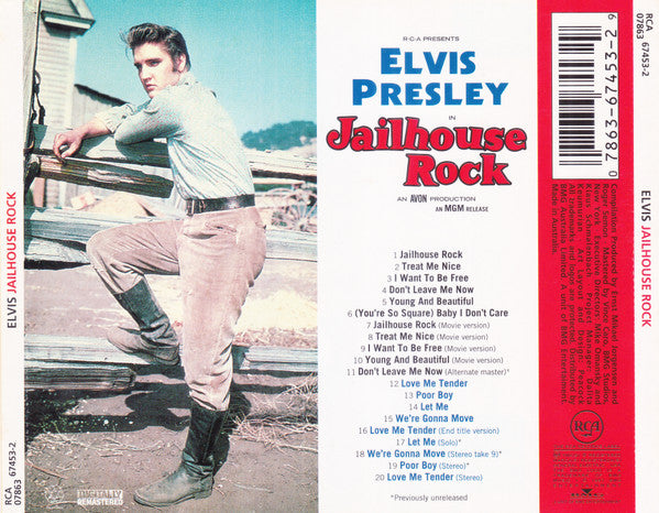 Elvis Presley : Jailhouse Rock (CD, Comp, RM)