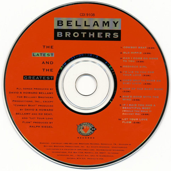 Bellamy Brothers : The Latest And The Greatest (CD, Comp)