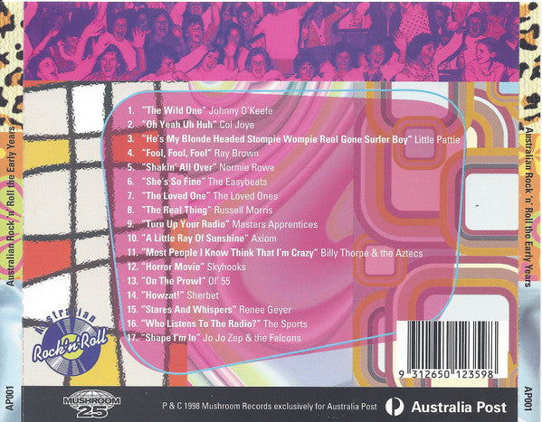 Various : Australian Rock 'N' Roll The Early Years (CD, Comp)