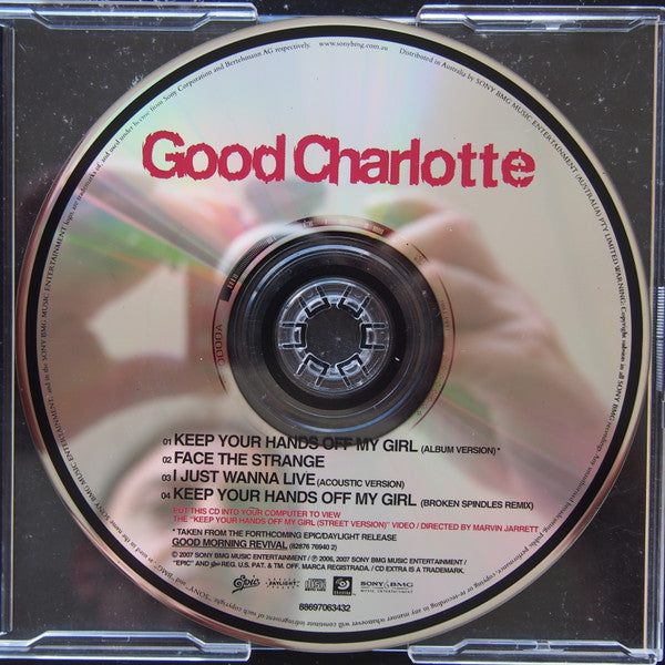 Good Charlotte : Keep Your Hands Off My Girl (CD, Single, Enh)