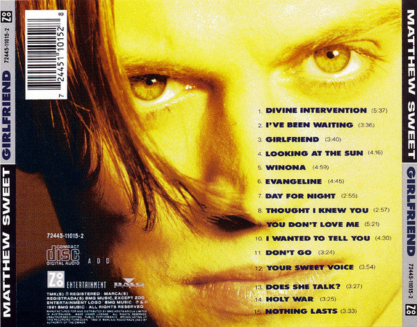 Matthew Sweet : Girlfriend (CD, Album)