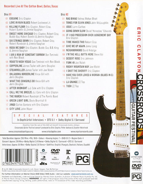 Eric Clapton : Crossroads Guitar Festival (2xDVD-V)