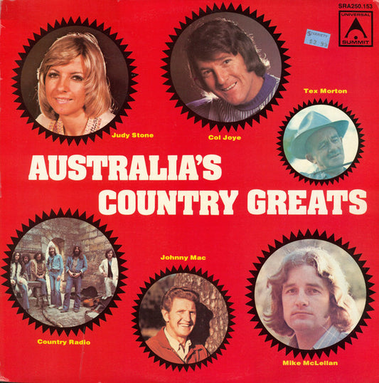 Various : Australia's Country Greats (LP, Comp)