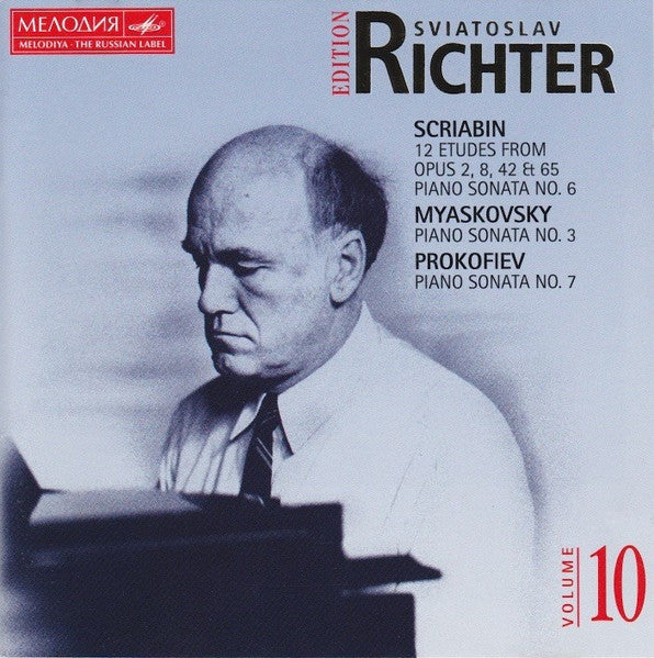 Sviatoslav Richter, Alexander Scriabin, Nikolai Myaskovsky, Sergei Prokofiev : Scriabin: Etudes · Sonata No. 6 · Myaskovsky: Sonata No. 3 · Prokofiev: Sonata No. 7 (CD, Comp, Mono, RM)