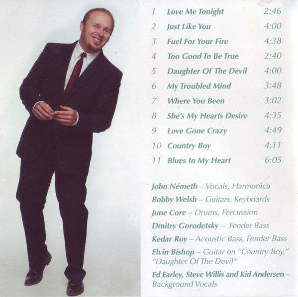 John Németh : Love Me Tonight (CD, Album)