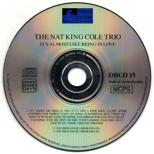 The Nat King Cole Trio : It's Almost Like Being In Love (CD, Comp)