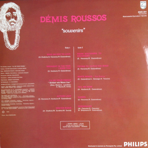 Démis Roussos* : Souvenirs (LP, Album)
