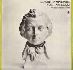 Wolfgang Amadeus Mozart / Philharmonic Symphony Of London Conducted By Erich Leinsdorf : Symphonies Vol. 1 Nos. 1,2,3,4,5 (LP, Album, Club, RE)