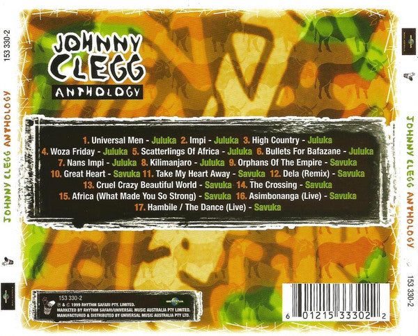 Johnny Clegg : Anthology (CD, Comp)