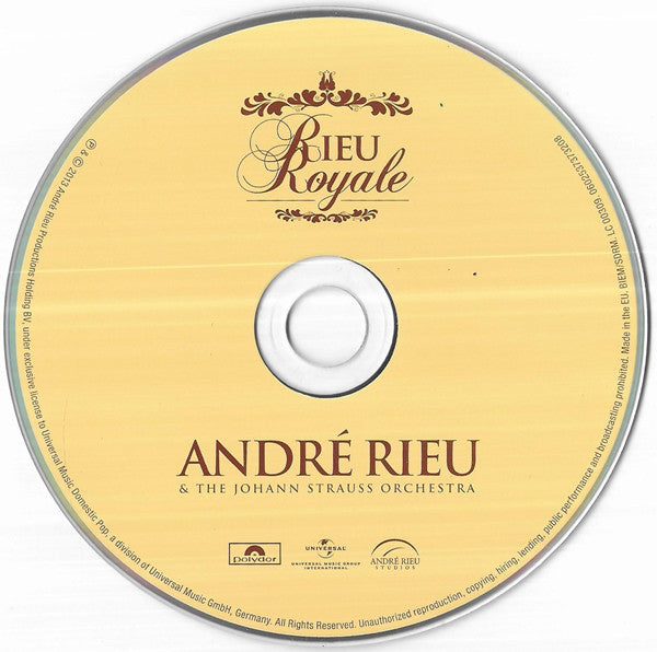 André Rieu & Johann Strauß Orchestra : Rieu Royale (CD, Album)
