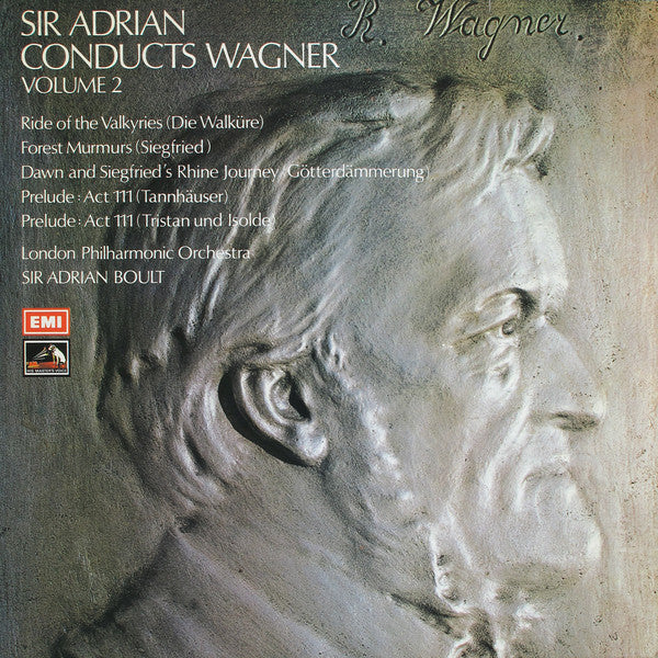 Wagner*, London Philharmonic Orchestra, Sir Adrian Boult : Sir Adrian Conducts Wagner (Volume 2) (LP)
