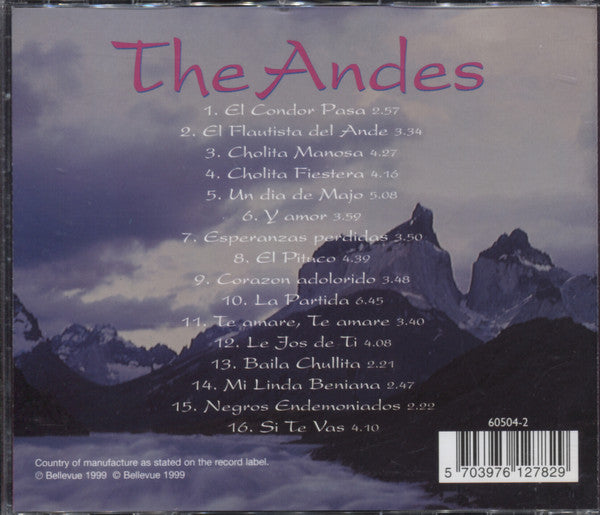 Unknown Artist : The Andes (CD, Album)