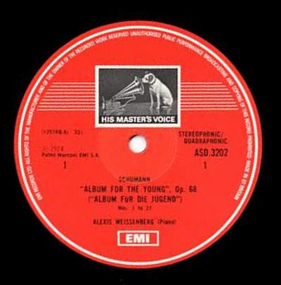 Robert Schumann, Alexis Weissenberg : Album For The Young (LP, Quad)