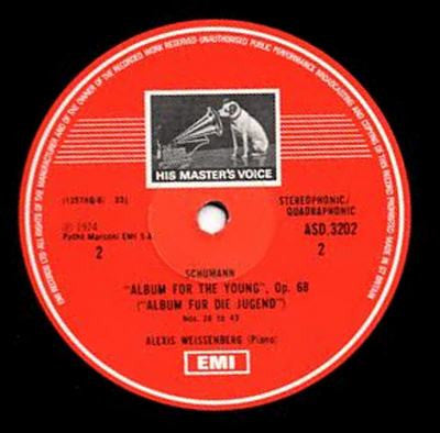 Robert Schumann, Alexis Weissenberg : Album For The Young (LP, Quad)